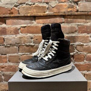 Rick Owens Mainline “Dunk” High — Black/White (c. 2007) — Size EU 42 (US ~9)